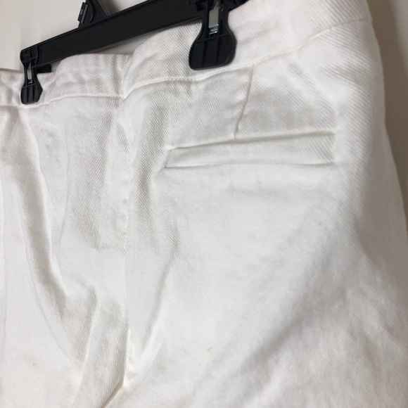 Black label by Chicos white front seam slimming ankle pants 2.5 - Picture 4 of 5